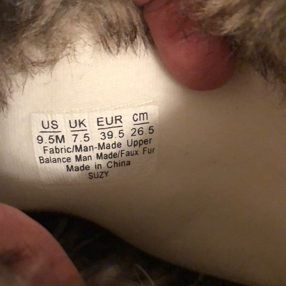 Ryka White Fur Trimmed Boots - Picture 3 of 7